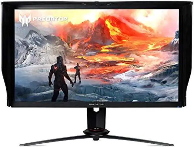 Alt view image 7 of 13 - Acer Predator 27" Class UHD G-Sync IPS Gaming Widescreen Monitor 4K XB273K Gpbmiipprzx