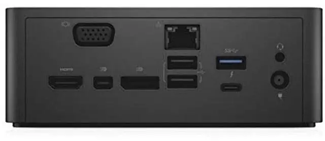Alt view image 12 of 16 - Dell 3GMVT TB16 Thunderbolt 3 Dock with 240W Adapter - Black