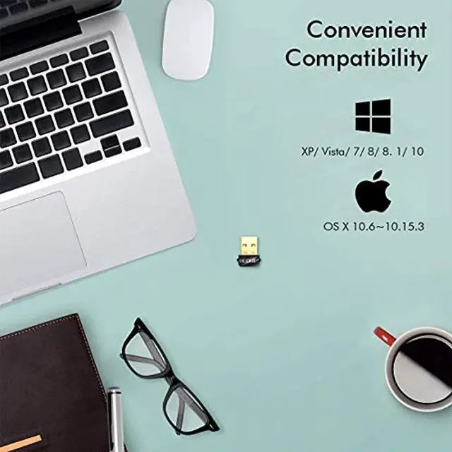 Alt view image 9 of 13 - Mini USB WiFi Adapter 650Mbps Wireless Network Adapter for Desktop PC Laptop MacBook, WiFi Dongle Nano Size Portable Lanyard Design Compatible with Windows 10/7/8/8.1/XP/Vista Mac OS X 10.6-10.15.3