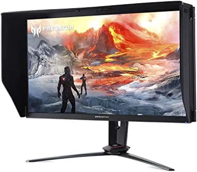 Alt view image 12 of 13 - Acer Predator 27" Class UHD G-Sync IPS Gaming Widescreen Monitor 4K XB273K Gpbmiipprzx