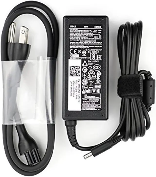 Alt view image 11 of 20 - 65W 4.5mm x 3.0mm Tip Ac Adapter Charger & Power Cord for select Dell Laptops  - Compatible Part #'s 74VT4, PA-1650-2D3, LA65NS2-01, 5NW44, MGJN9, G6J41, 43NY4, GG2WG