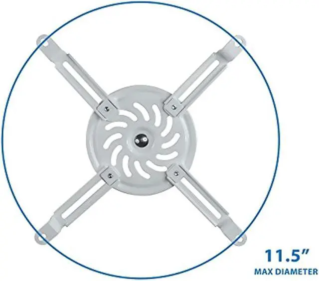 Alt view image 12 of 19 - Mount-It! Projector Ceiling Mount Height Adjustable Universal Stand (MI-606L)