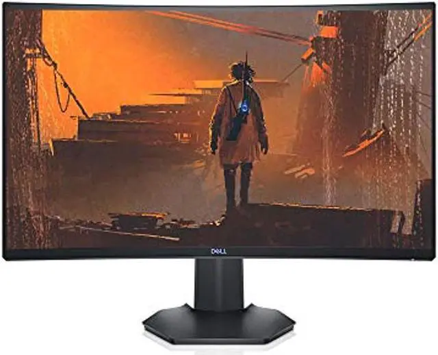 Main image of Dell Gaming S2721HGF 27 Inch Curved FHD 144Hz (1920 x 1080) VA Ultra-Thin Bezel Monitor, Nvidia G-Sync and AMD FreeSync (HDMI, DisplayPort), VESA Certified, Gray