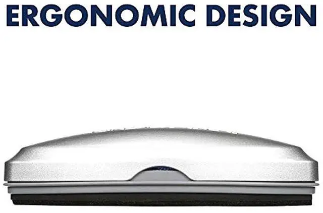 Alt view image 14 of 20 - Quartet SFEB3 Premium Magnetic 3-in-1 Glass Board Eraser, 6 1/2" x 2" x 1 3/8", Silver