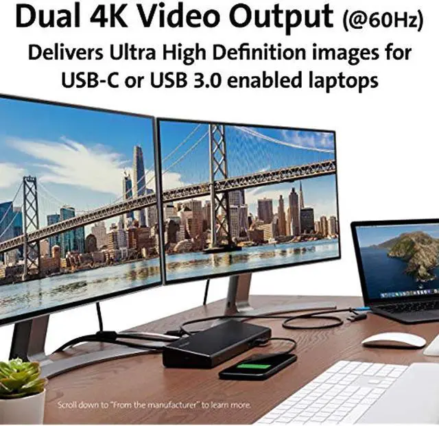 Alt view image 8 of 20 - Kensington Sd4750p Docking Station