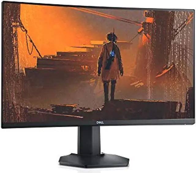 Alt view image 2 of 7 - Dell Gaming S2721HGF 27 Inch Curved FHD 144Hz (1920 x 1080) VA Ultra-Thin Bezel Monitor, Nvidia G-Sync and AMD FreeSync (HDMI, DisplayPort), VESA Certified, Gray