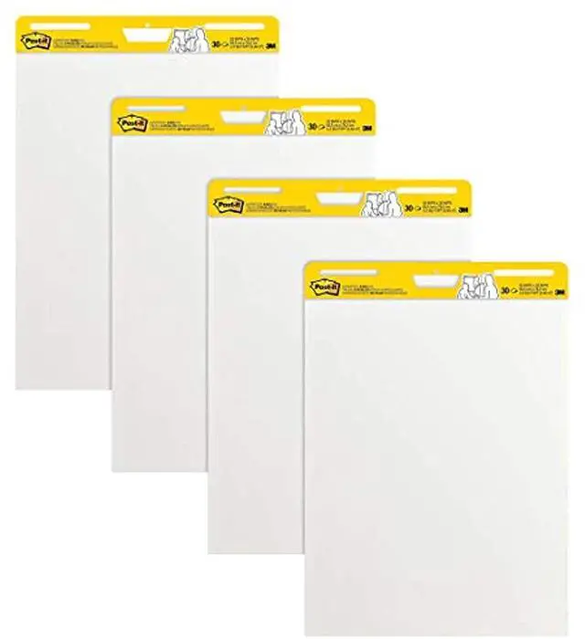 Alt view image 3 of 8 - POST-IT 559 VAD 4PK Easel Pad,Plain,White,25 in x 30 in,PK4