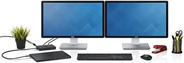 Alt view image 9 of 12 - Dell Black DOCK-180W WD15 Monitor Dock 4K with 180W Adapter, USB-C, (450-AEUO, 7FJ4J, 4W2HW)