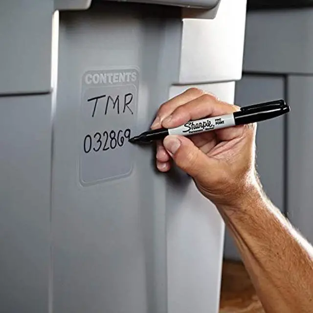 Alt view image 20 of 20 - Sharpie Fine Point Permanent Marker Black 36/Pack 1884739