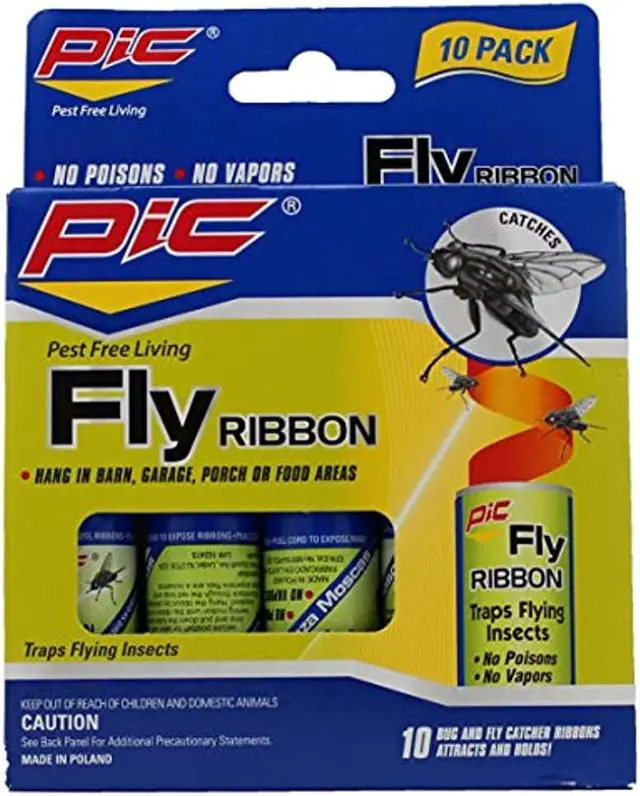 Alt view image 2 of 7 - PIC FR10B Fly Ribbon Bug & Insect Catcher, 10 pk