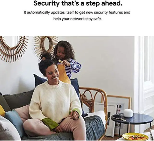 Alt view image 9 of 18 - Google Nest Wifi Router 2 Pack (2nd Generation) – 4x4 AC2200 Mesh Wi-Fi Routers with 4400 Sq Ft Coverage