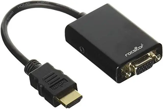 Alt view image 2 of 12 - 6FT HDMI TO VGA ADAPTER M/F BLK