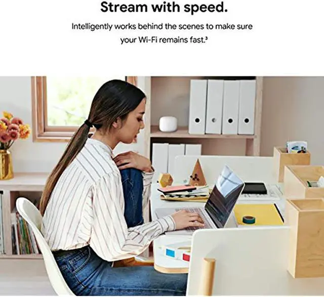 Alt view image 7 of 18 - Google Nest Wifi Router 2 Pack (2nd Generation) – 4x4 AC2200 Mesh Wi-Fi Routers with 4400 Sq Ft Coverage