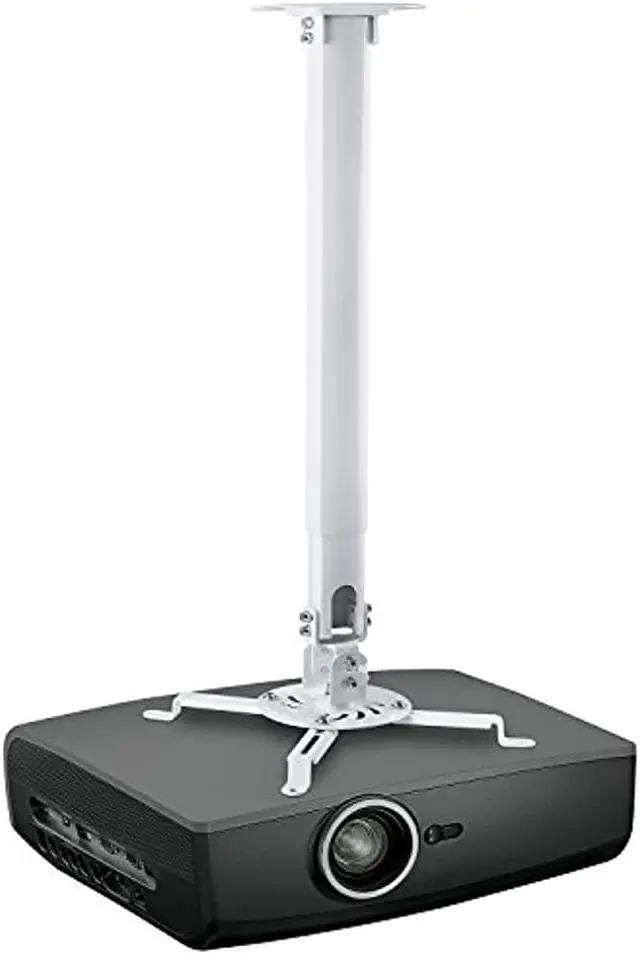 Alt view image 7 of 19 - Mount-It! Projector Ceiling Mount Height Adjustable Universal Stand (MI-606L)
