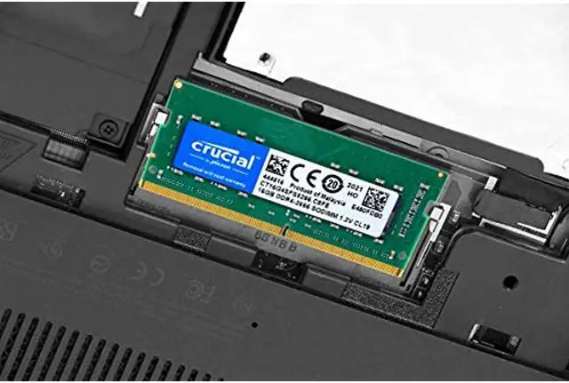 Alt view image 5 of 11 - Crucial 16GB 260-Pin DDR4 SO-DIMM DDR4 2666 (PC4 21300) Laptop Memory Model CT16G4SFS8266