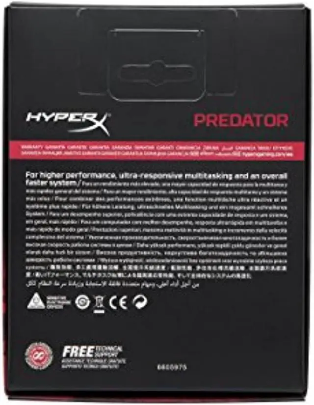 Alt view image 11 of 11 - HyperX Predator DDR4 RGB 16GB (2 x 8GB) 4000MHz CL19 DIMM XMP RAM Memory/Infrared Sync Technology Black (HX440C19PB3AK2/16)
