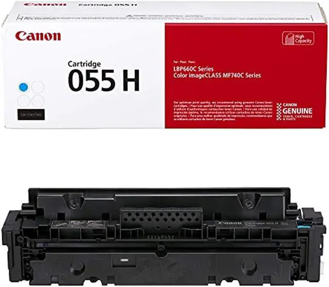 Alt view image 4 of 11 - Canon 3019c001 (055h) High-Yield Toner, 5,900 Page-Yield, Cyan 3019C001