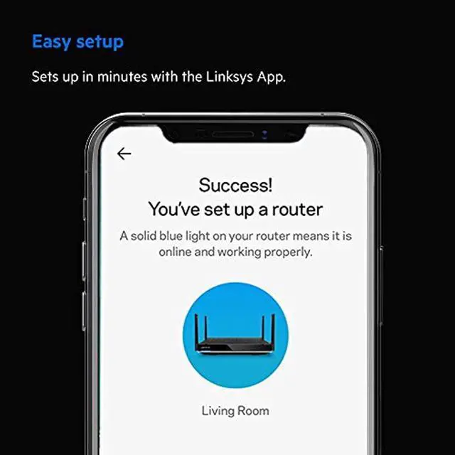 Alt view image 6 of 20 - Linksys MR9600 Mesh Wi-Fi Router (Wi-Fi 6 Router, Dual-Band Wireless Mesh Router for Home Mesh Network) Future-Proof Fast Wireless Router