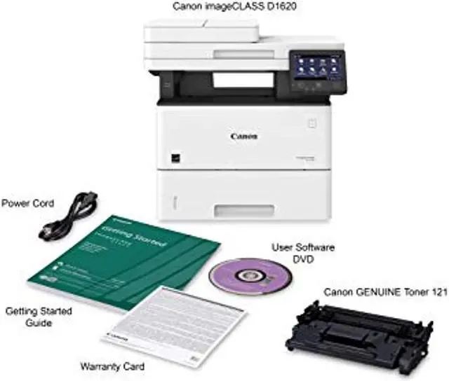 Alt view image 5 of 10 - Canon imageCLASS D1620 Monochrome Laser Printer
