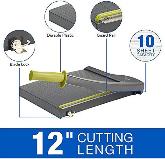 Alt view image 7 of 20 - Swingline ClassicCut Lite 12" Guillotine Paper Cutter