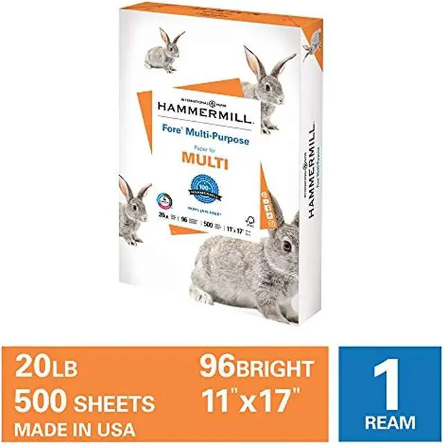 Alt view image 2 of 10 - Hammermill Fore Multipurpose Paper 500 SH/RM