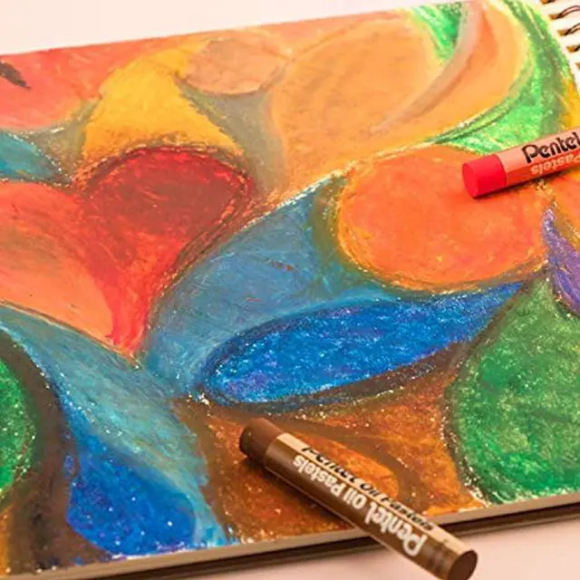 Alt view image 6 of 10 - Oil Pastel Set With Carrying Case,45-Color Set, Assorted, 50/Set - PHN50