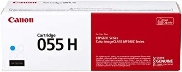 Alt view image 5 of 11 - Canon 3019c001 (055h) High-Yield Toner, 5,900 Page-Yield, Cyan 3019C001