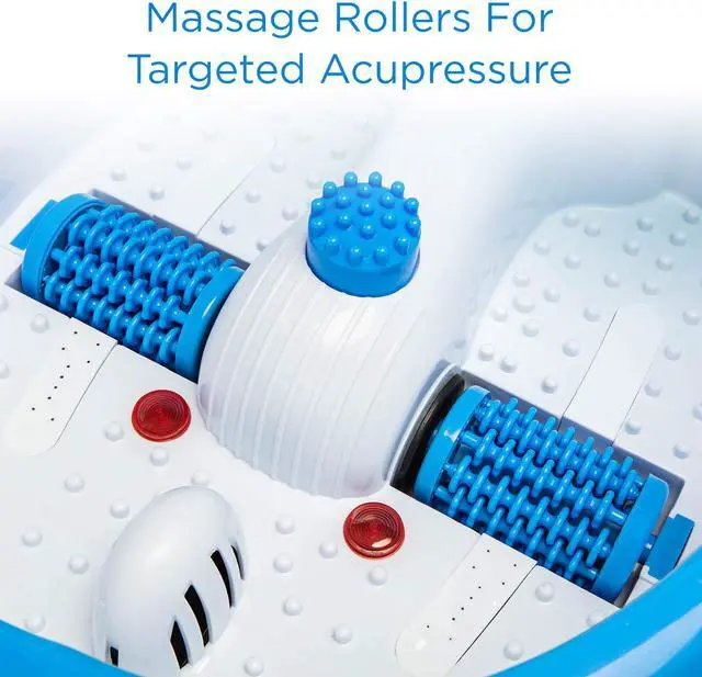 Alt view image 11 of 14 - Ivation Multifunction Foot Spa – Heated Bath with Vibration, Rollers, Bubble Massage & Aromatherapy – Digital Temperature Control LED Display - Includes 3 Pedicure Attachments