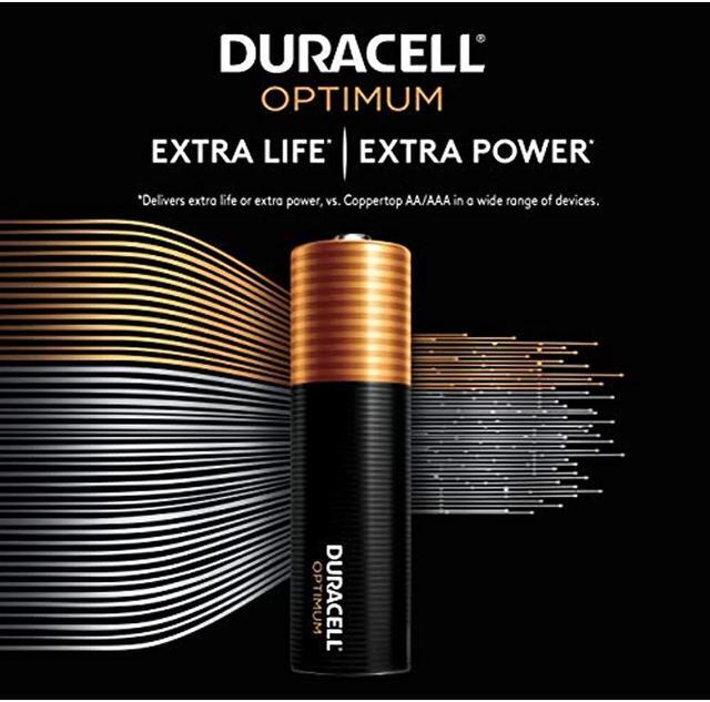 Alt view image 6 of 20 - Duracell Optimum AAA Batteries, Pack of 12