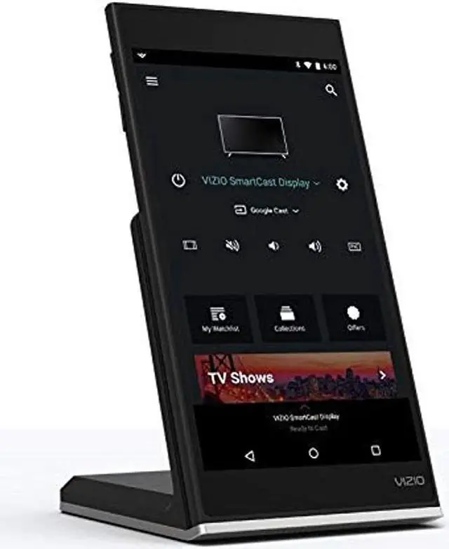 Alt view image 10 of 20 - Vizio XR6M10 SmartCast Tablet Remote - Integrated Octa-Core Processor - 8 GB Storage - 6-inch Touchscreen Display - Android 5.1.1