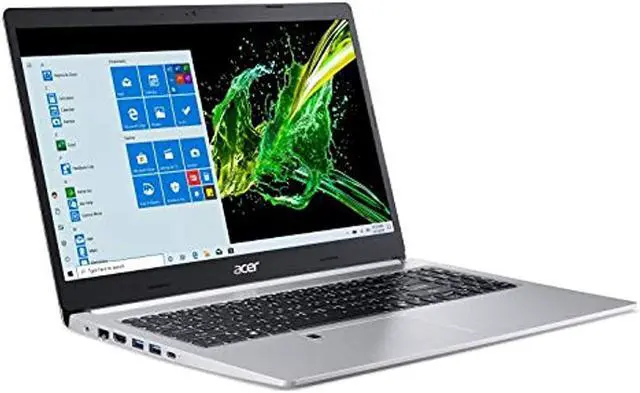 Alt view image 7 of 7 - Acer Aspire 5 A515-55-75NC, 15.6" Full HD IPS Display, 10th Gen Intel Core i7-1065G7, 8GB DDR4, 512GB NVMe SSD, WiFi 6, HD Webcam, Fingerprint Reader, Backlit Keyboard, Windows 10 Home