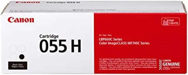 Alt view image 4 of 12 - Canon 055 Toner Cartridge Black 3020C001