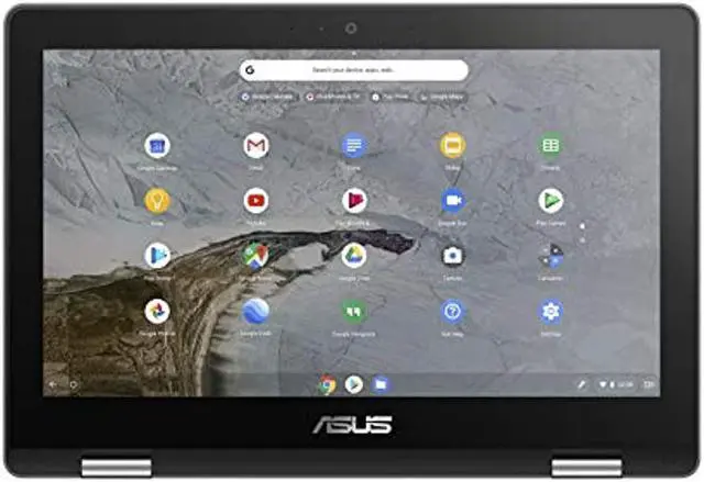 Alt view image 6 of 9 - ASUS Chromebook Flip C214MA-YS02T-S 11.6 inch Intel Celeron N4000 1.1GHz/ 4GB LPDDR4/ 32GB eMMC/ USB3.1/ Chrome Notebook (Dark Grey)