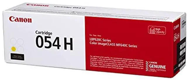 Alt view image 12 of 20 - Canon 054 Yellow Toner Cartridge High Yield 3025C001