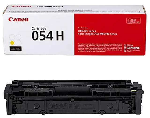 Alt view image 10 of 20 - Canon 054 Yellow Toner Cartridge High Yield 3025C001