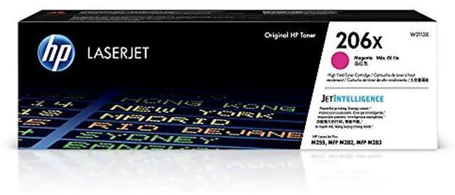 Main image of HP 206X W2113X High Yield Original LaserJet Toner Magenta