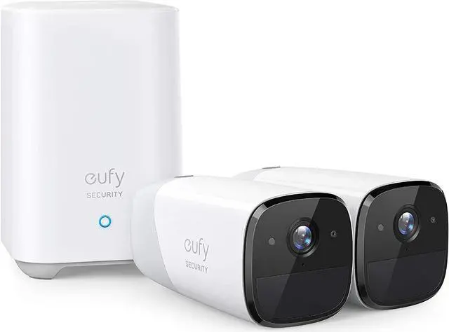 Main image of eufy Security, eufyCam 2 Wireless Home Security Add-on Camera, Requires HomeBase 2, 365-Day Battery Life, HomeKit Compatibility, HD 1080p, No Monthly Fee