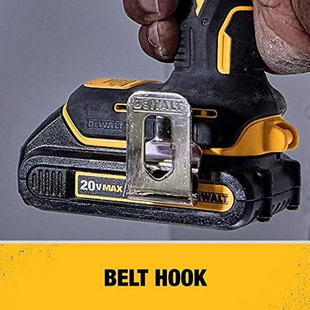 Alt view image 6 of 9 - Dewalt DCF809B ATOMIC 20V MAX Brushless Lithium-Ion 1/4 in. Cordless Impact Driver (Tool Only)