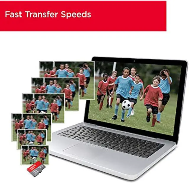 Alt view image 4 of 7 - SanDisk 32GB 2-Pack Ultra microSDHC UHS-I Memory Card (2x32GB) - SDSQUA4-032G-GN6MT