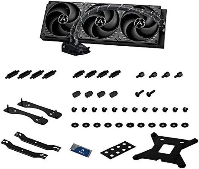 Alt view image 13 of 17 - Arctic Liquid Freezer II 420 - Multi Compatible All-in-One CPU AIO Water Cooler, Compatible with Intel & AMD, Efficient PWM Controlled Pump, Fan Speed: 200-1700 RPM (Controlled via PWM) - ACFRE00092A