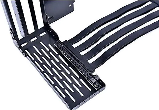 Alt view image 9 of 20 - LIAN LI LAN2-1X Premium PCI-E x16 3.0 Black Extender Riser Cable 200mm and Covert Bracket for LANCOOL II / LANCOOL II Mesh RGB Black /  LANCOOL II Mesh Performance---LAN2-1X