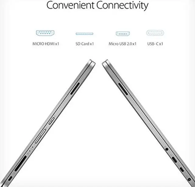 Alt view image 3 of 16 - ASUS VivoBook Flip 14 Thin and Light 2-in-1 Laptop, 14” HD Touchscreen, Intel Celeron N4020 Processor, 4GB DDR4, 64GB Storage, Windows 10 Home in S Mode, Light Grey, TPM, Fingerprint, J401MA-DB02