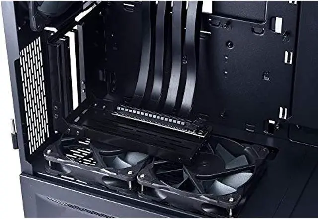 Alt view image 12 of 20 - LIAN LI LAN2-1X Premium PCI-E x16 3.0 Black Extender Riser Cable 200mm and Covert Bracket for LANCOOL II / LANCOOL II Mesh RGB Black /  LANCOOL II Mesh Performance---LAN2-1X