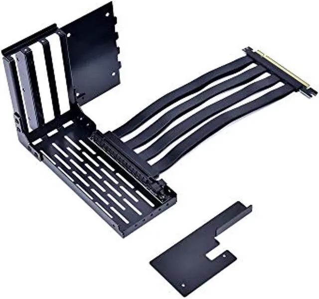 Alt view image 13 of 20 - LIAN LI LAN2-1X Premium PCI-E x16 3.0 Black Extender Riser Cable 200mm and Covert Bracket for LANCOOL II / LANCOOL II Mesh RGB Black /  LANCOOL II Mesh Performance---LAN2-1X