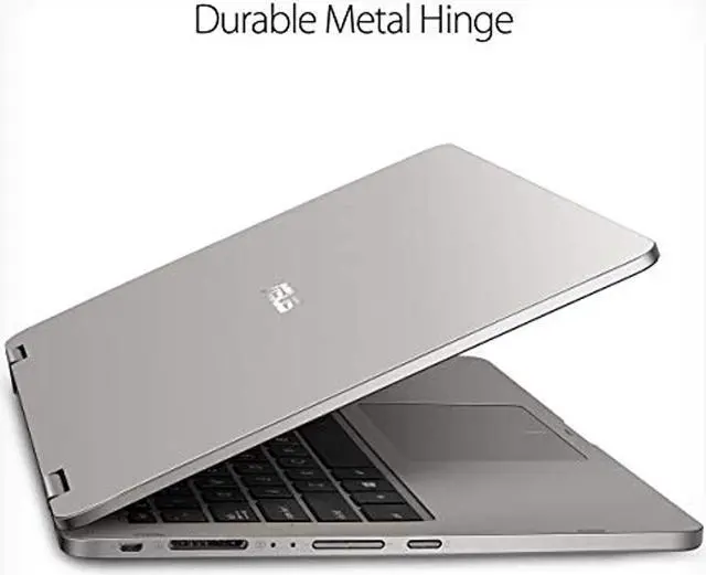 Alt view image 5 of 16 - ASUS VivoBook Flip 14 Thin and Light 2-in-1 Laptop, 14” HD Touchscreen, Intel Celeron N4020 Processor, 4GB DDR4, 64GB Storage, Windows 10 Home in S Mode, Light Grey, TPM, Fingerprint, J401MA-DB02