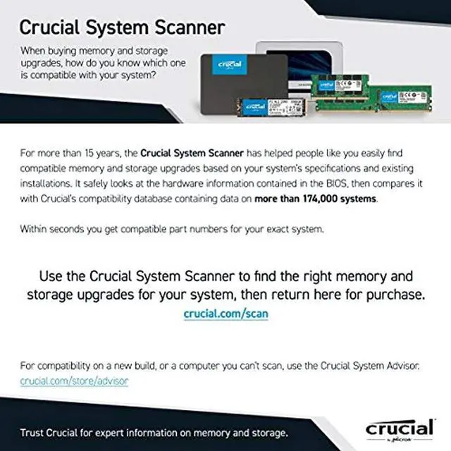 Alt view image 10 of 20 - Crucial RAM 4GB DDR4 2666 MHz CL19 Desktop Memory CT4G4DFS6266