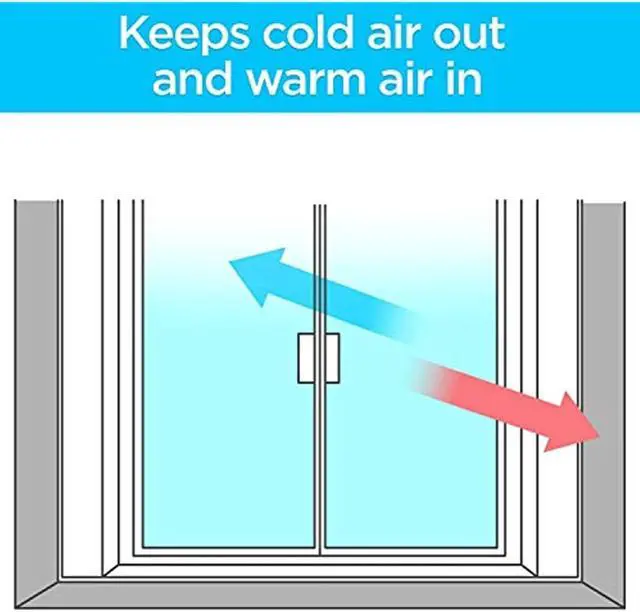 Alt view image 6 of 12 - 3m Interior Patio Door Insulator Kit  2144W-6