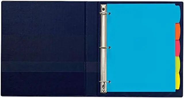 Alt view image 6 of 14 - Avery Big Tab Write & Erase Durable Plastic Dividers, 5 MulticolorTabs, 1 Set (16129),8-1/2" x 11"