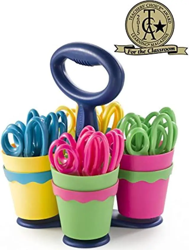 Alt view image 11 of 16 - Westcott School Scissor Caddy and 24 Kids Scissors With Microban 5" Blunt 14756
