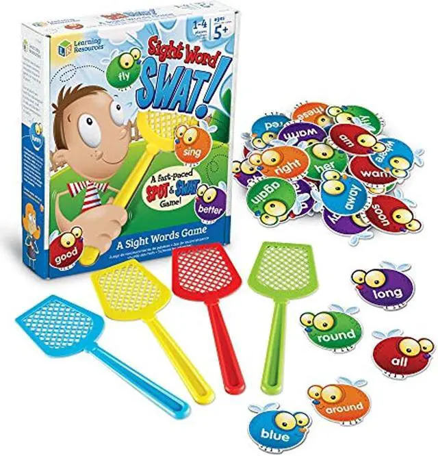 Alt view image 7 of 18 - Learning Resources LER8598 Sight Words Swat A Sight Words Game